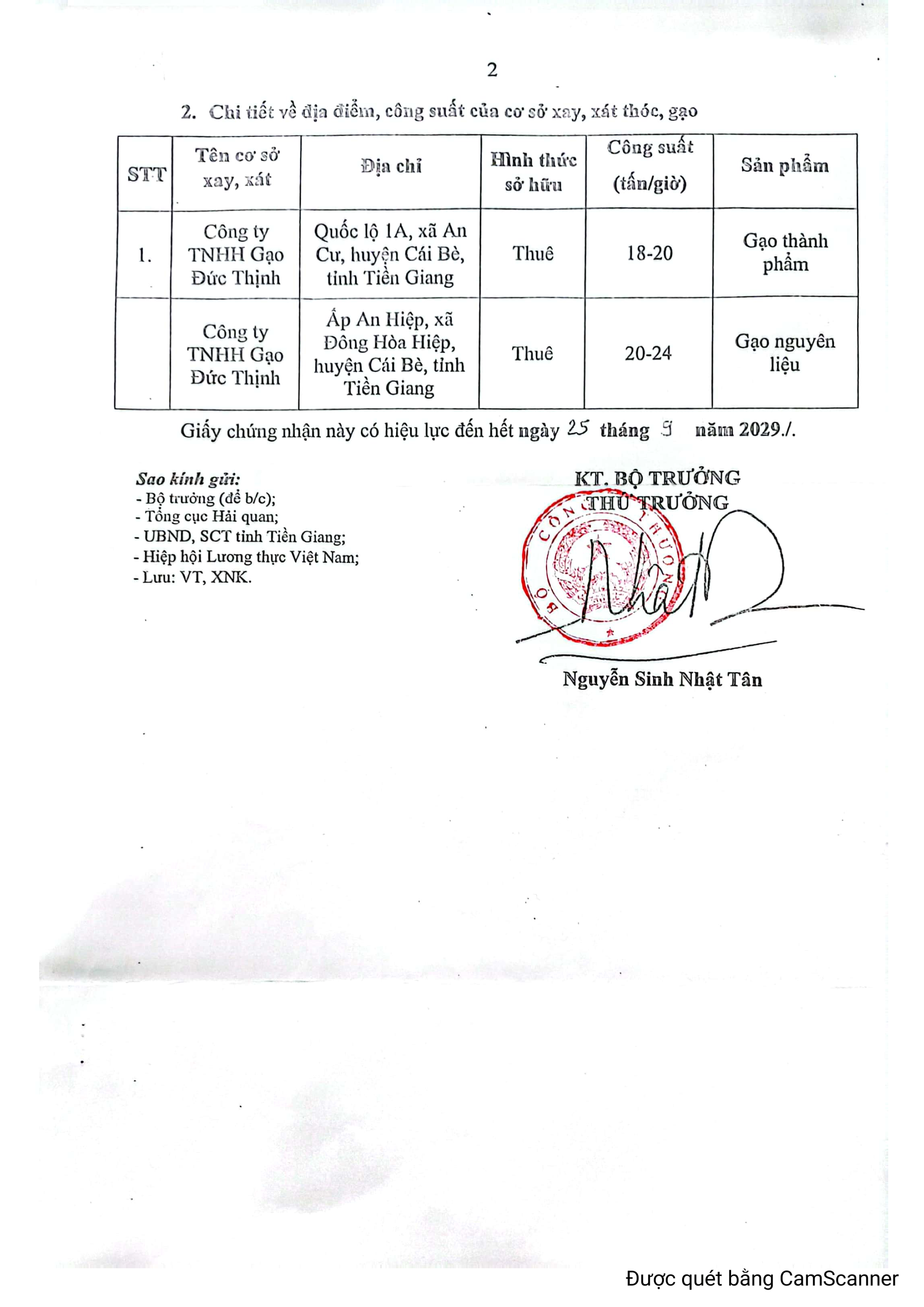 Export license 2/2